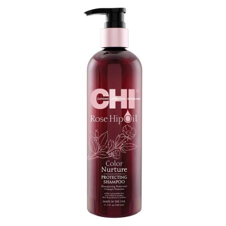 CHI Rose Hip Oil Shampoo-340 ml
