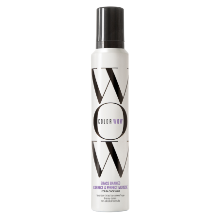 color wow color control purple toning and styling foam