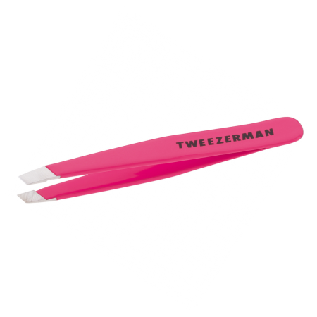 Tweezerman Mini Slant Tweezer Neon Pink
