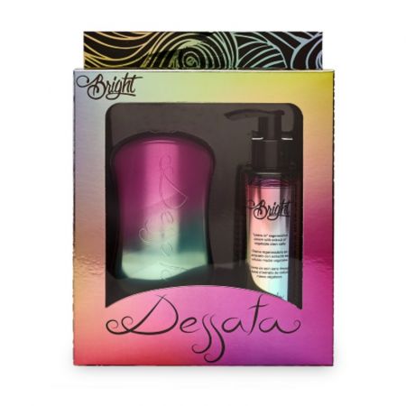 Dessata Bright Gift Set Cosmo Maxi Size Hairbrush + Bright Hair Conditioning Cream 150 ml